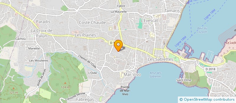 localisation de l'entreprise SCI CAMILLE à LA SEYNE-SUR-MER