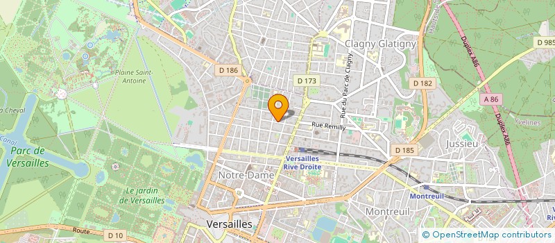 localisation de l'entreprise SCI CAMILLE à VERSAILLES