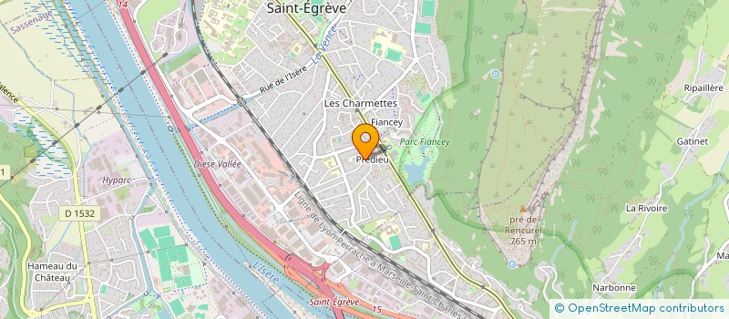 localisation de l'entreprise SCI CAMILLE  SAINT-EGREVE