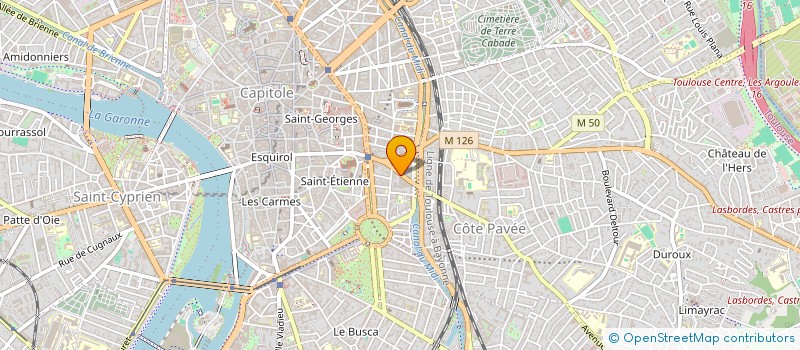 localisation de l'entreprise SCI CAMILLE  TOULOUSE