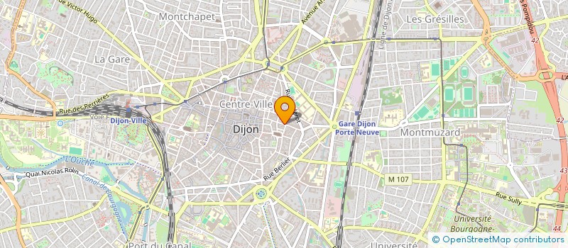 localisation de l'entreprise SCI CAMILLE à DIJON