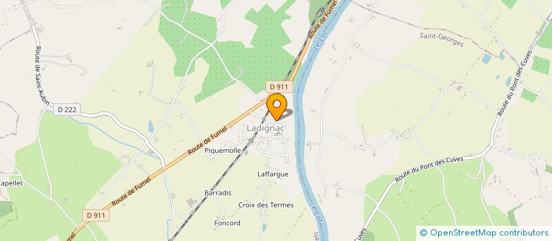 localisation de l'entreprise SCI CAMILLE  CAHORS