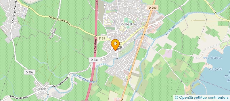 localisation de l'entreprise SCI CAMILLE  POLLESTRES