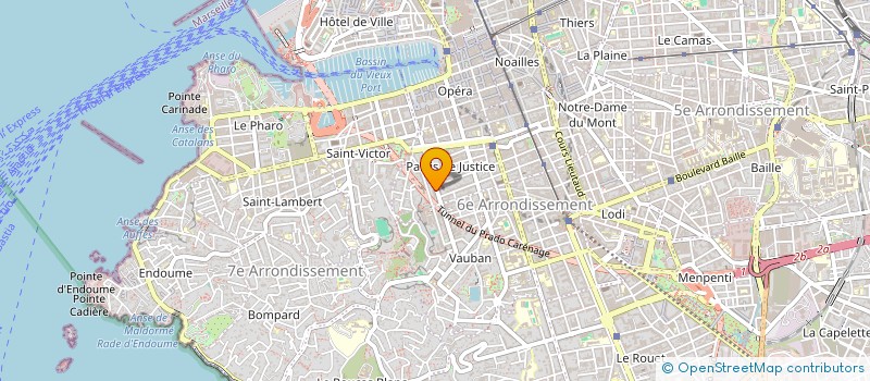 localisation de l'entreprise SCI CAMILLE à MARSEILLE