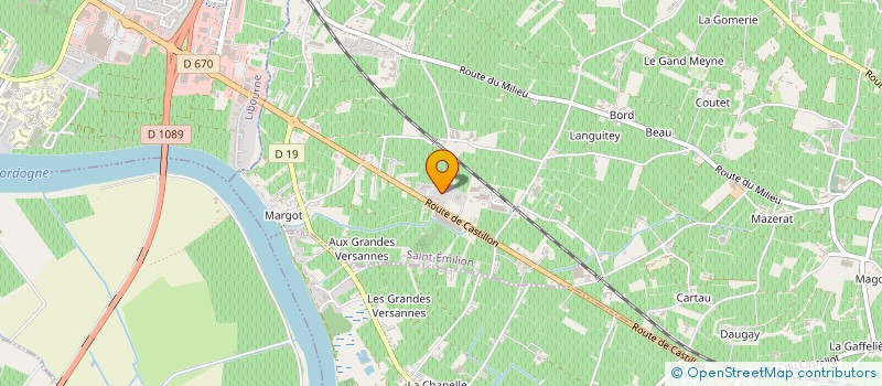 localisation de l'entreprise SCI CAMILLE  SAINT-EMILION