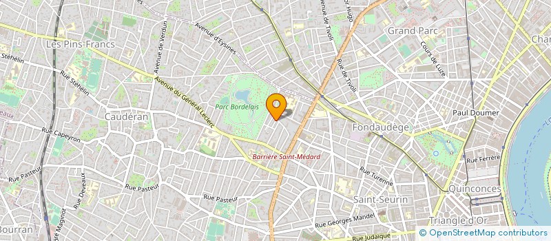 localisation de l'entreprise SCI CAMILLE  BORDEAUX