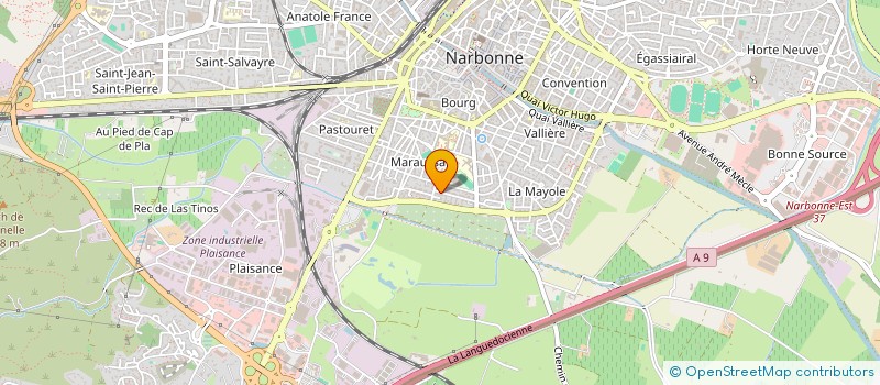 localisation de l'entreprise SCI CAMILLE à NARBONNE
