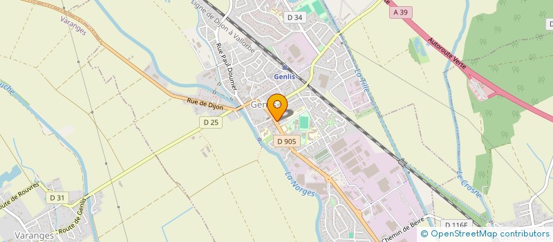 localisation de l'entreprise SCI CAMILLE à GENLIS