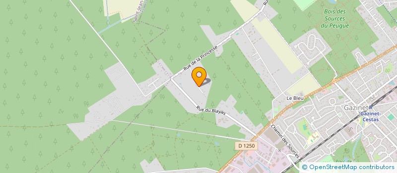 localisation de l'entreprise SCI CAMILLE  PESSAC