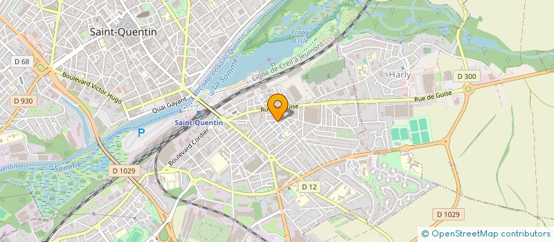 localisation de l'entreprise SCI CAMILLE à SAINT-QUENTIN