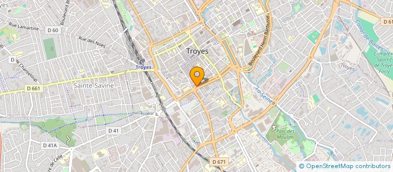 localisation de l'entreprise SCI CAMILLE à TROYES