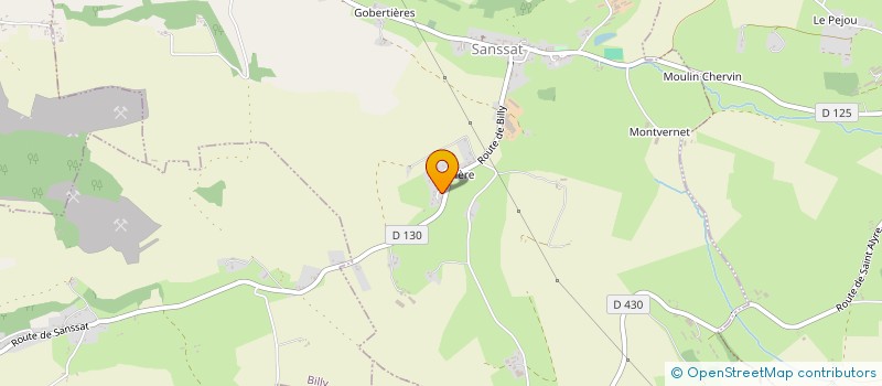 localisation de l'entreprise SCI CAMILLE  SANSSAT