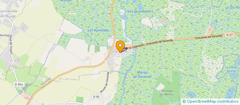 localisation de l'entreprise SCI CAMILLE à VARAVILLE