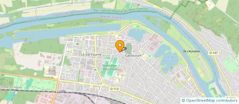 localisation de l'entreprise SCI CAMILLE  MANTES-LA-JOLIE