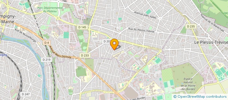 localisation de l'entreprise SCI CAMILLE à CHAMPIGNY-SUR-MARNE