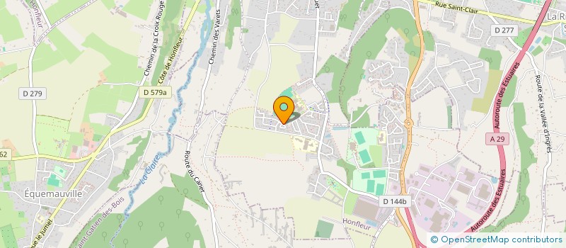 localisation de l'entreprise SCI CAMILLE à HONFLEUR