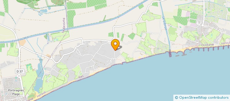 localisation de l'entreprise SCI CAMILLE  VIAS