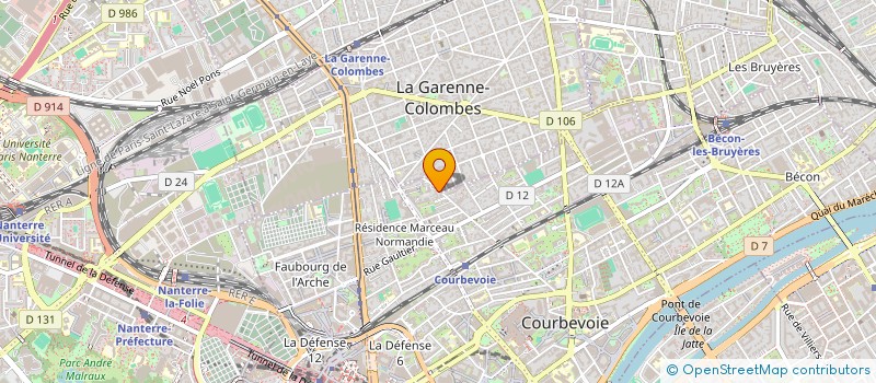localisation de l'entreprise SCI CAMILLE à COURBEVOIE