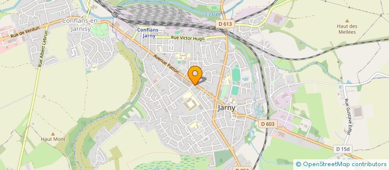 localisation de l'entreprise SCI CAMILLE  JARNY