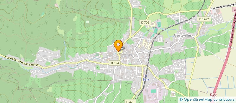 localisation de l'entreprise SCI CAMILLE  ZELLWILLER