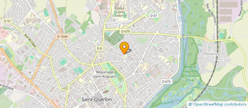 localisation de l'entreprise SCI CAMILLE à SAINT-QUENTIN