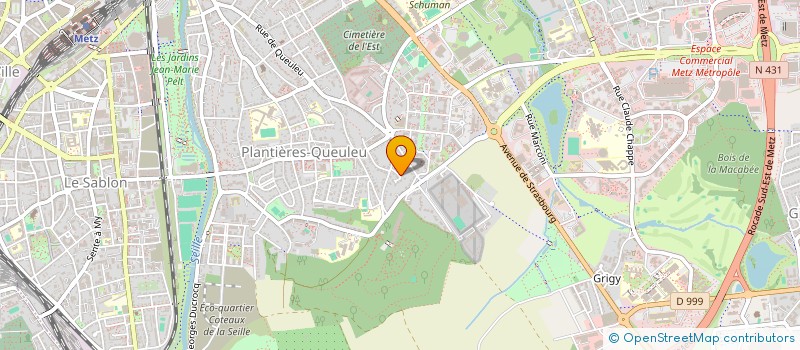 localisation de l'entreprise SCI CAMILLE  METZ