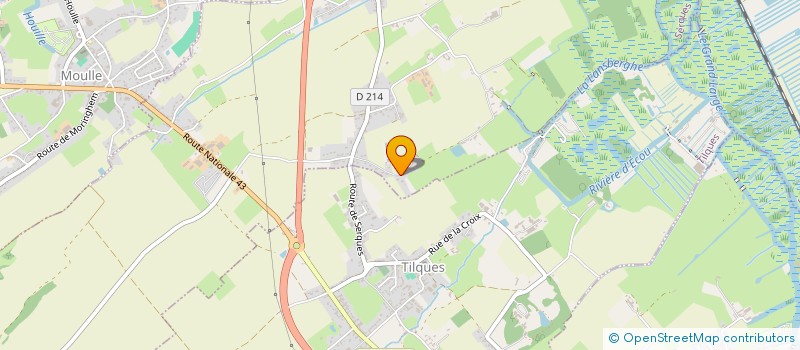 localisation de l'entreprise SCI CAMILLE  SERQUES