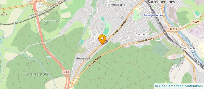 localisation de l'entreprise SCI CAMILLE à SARREGUEMINES