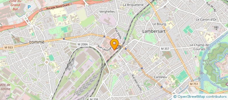 localisation de l'entreprise SCI CAMILLE à LILLE