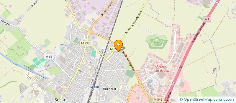 localisation de l'entreprise SCI CAMILLE AURELIEN 1  SECLIN