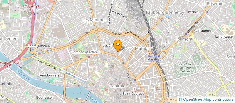 localisation de l'entreprise SCI CAMILLE CLAUDEL  TOULOUSE
