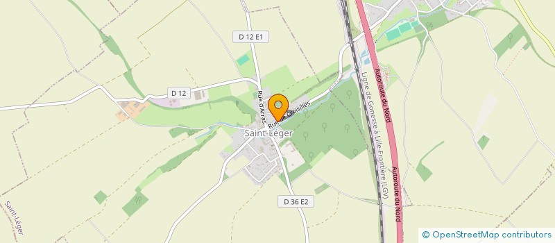 localisation de l'entreprise SCI CAMILLE COROT  SAINT-LEGER