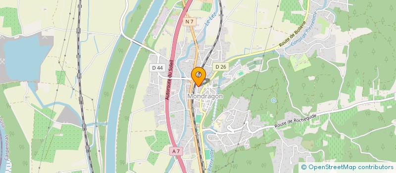 localisation de l'entreprise SCI CAMILLE DES CLASTRES  MONDRAGON