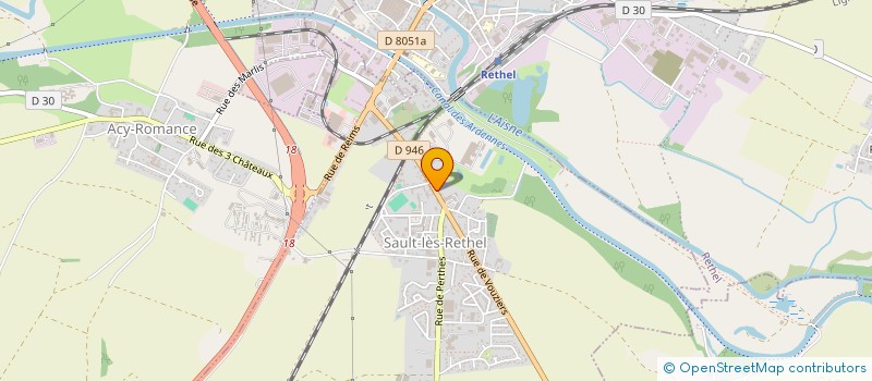 localisation de l'entreprise SCI CAMILLE DIDIER  SAULT-LES-RETHEL