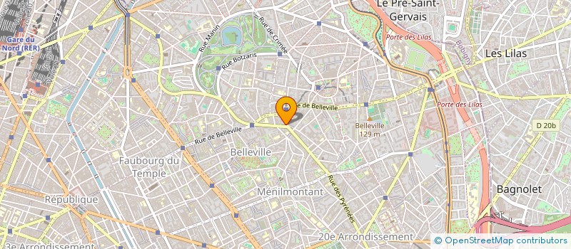 localisation de l'entreprise SCI CAMILLE ET HUGO à PARIS