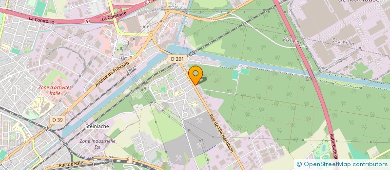 localisation de l'entreprise SCI CAMILLE ET MARIANNE  RIXHEIM