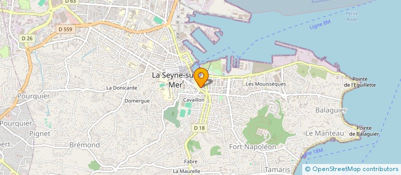 localisation de l'entreprise SCI CAMILLE FLAMMARION à LA SEYNE-SUR-MER