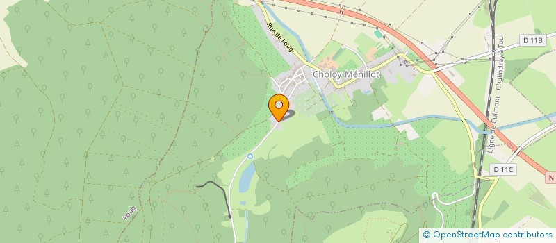 localisation de l'entreprise SCI CAMILLE MB  CHOLOY-MENILLOT