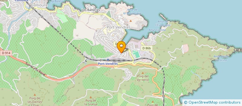 localisation de l'entreprise SCI CAMILLE PAULINE  PORT-VENDRES