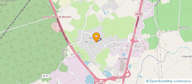 localisation de l'entreprise SCI CAMILLE RAYNAL  BRESSOLS