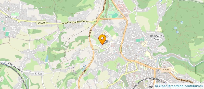 localisation de l'entreprise SCI CAMILLE RECULARD à VOIRON