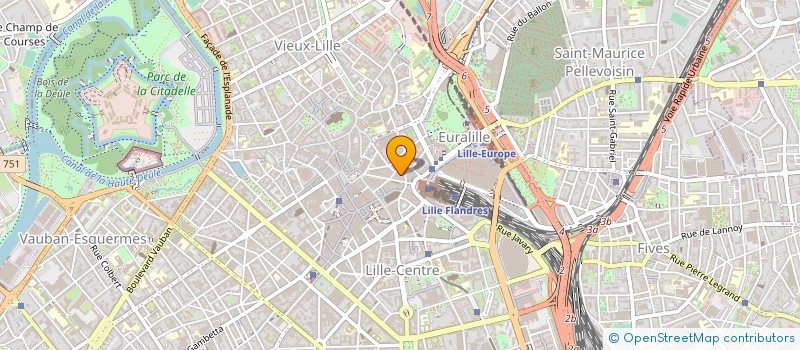 localisation de l'entreprise SCI CAMILLE SAINT SAENS à LILLE