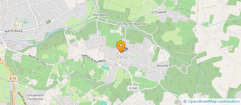 localisation de l'entreprise SCI CAMILLE SIMON  LIGNAN-DE-BORDEAUX