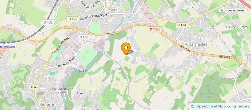 localisation de l'entreprise SCI CAMILLET  RIVES