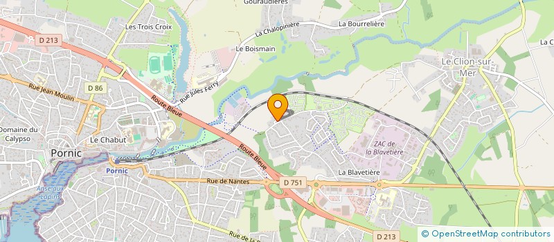 localisation de l'entreprise SCI CAMILLO  PORNIC