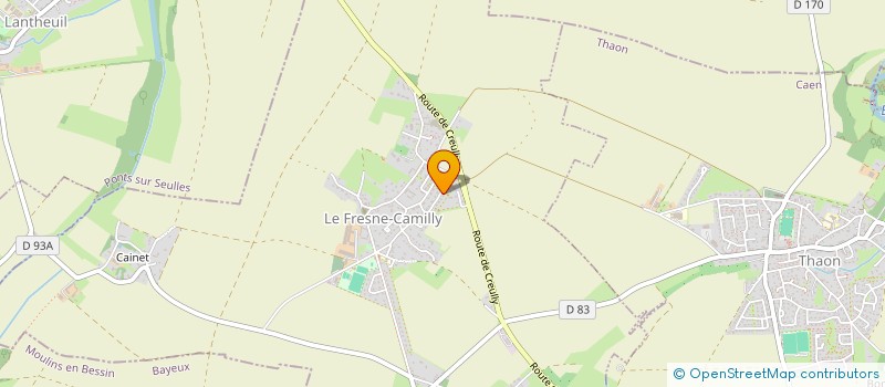 localisation de l'entreprise SCI CAMILLY DELIVRANDE  LE FRESNE-CAMILLY