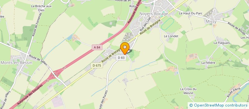 localisation de l'entreprise SCI CAMILOU  CARPIQUET