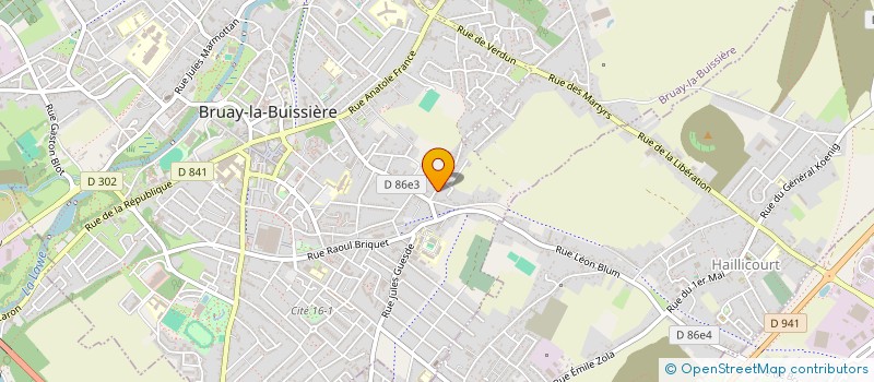 localisation de l'entreprise SCI CAMILU  BRUAY-LA-BUISSIERE