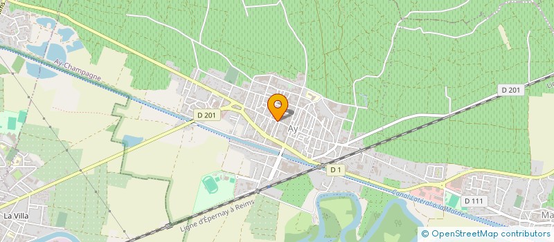 localisation de l'entreprise SCI CAMIMO  AY-CHAMPAGNE