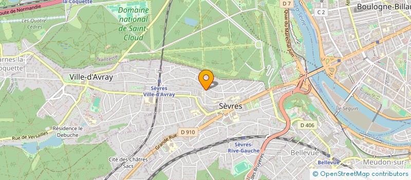 localisation de l'entreprise SCI CAMIN FORESTIER à SEVRES